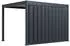 Weide Pergola Sichtschutzwand 3,6m mit kippbaren Lamellen, anthrazit (WE-P-V-360-ANT-VTB)