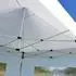 VCM PROFI Faltpavillon 3x3m, wasserabweisend 270g/m² PE, weiß