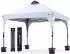 LuxusKollektion Pop-Up Pavillon 3x3m wasserdicht, UV-Schutz, weiß