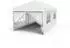 LuxusKollektion Faltpavillon 3x6m mit Seitenteilen, Polyester, UV-Schutz, wasserdicht, weiß