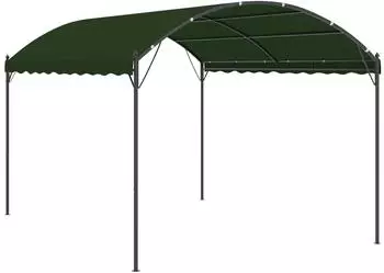 vidaXL Pavillon 4x3x2,6m gr&uuml;n, Polyester und Stahl (42030529)