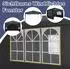 LuxusKollektion Faltpavillon 3x3m wasserdicht, 4 Seitenteile, anthrazit, UV-Schutz 50+