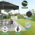 COBIZI Faltpavillon 3x3m wasserdicht, winterfest, 4 Seitenwände, UV-Schutz, schwarz
