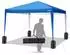 LuxusKollektion Faltpavillon 3x3m hellblau wasserdicht, verstellbare Höhe