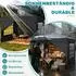 LuxusKollektion Pop-Up Faltpavillon 3x3m anthrazit mit 4 Seitenwänden, One-Touch Lift