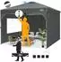 COBIZI Faltpavillon 3x3m grau, wasserdicht UV50+, 3 Seitenteile