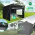 LuxusKollektion Faltpavillon 3x3m wasserdicht UV-Schutz 50+ mit 3 Seitenwänden, schwarz