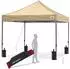 LuxusKollektion Faltpavillon Pop-up 2,5x2,5m wasserdicht, beige