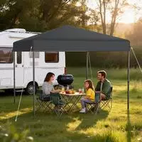 FIVMEN Pavillon 3x3 Wasserdicht Stabil One-Touch Pop Up Faltpavillon