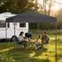 LuxusKollektion Faltpavillon 3x3m, anthrazit, höhenverstellbar, wasserdicht