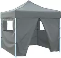 vidaXL Party-Zelt 291 x 291 x 315 cm Anthrazit Oxford-Stoff