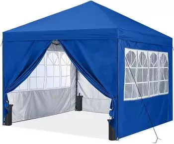 LuxusKollektion Pop-Up Pavillon 2,5x2,5m wasserdicht UV50+ weiß