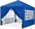 LuxusKollektion Pop-Up Pavillon 2,5x2,5m wasserdicht UV50+ weiß
