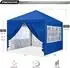 LuxusKollektion Pop-Up Pavillon 2,5x2,5m wasserdicht UV50+ weiß