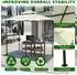 LuxusKollektion Grillpavillon Doppelschichtdach wasserabweisend beige 245x153x250cm