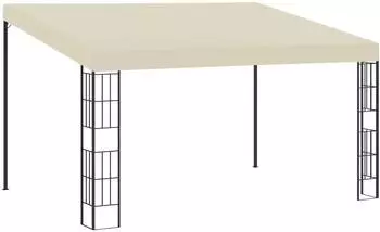 vidaXL Wand-Pavillon 3x4m Stoff, creme (47988)