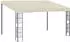 vidaXL Wand-Pavillon 3x4m Stoff, creme (47988)