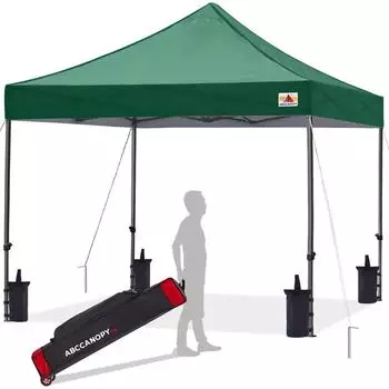 LuxusKollektion Faltpavillon Pop-up 2,5x2,5m wasserdicht, dunkelgr&uuml;n
