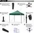 LuxusKollektion Faltpavillon Pop-up 2,5x2,5m wasserdicht, dunkelgrün