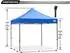 LuxusKollektion Pop-up Pavillon 2,5x2,5m königsblau, wasserdicht (111336)