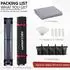 LuxusKollektion Pop-Up Pavillon 3x3m wasserdicht, grau (111118)