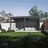 Weide Horizontale Lamellenwand für Pergola, Aluminium, anthrazit, 83x235cm
