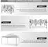 LuxusKollektion Faltpavillon 3x4,5m weiß, 4 Seitenwände, wasserdicht