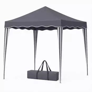 Bestlivings Faltpavillon 3x3m Pop-Up anthrazit, UV-beständig (07468-001)