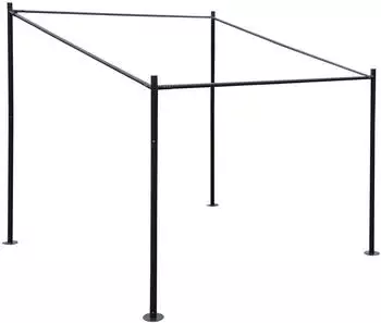 Mendler HWC-A22 Anbaupergola Stahl 3x3m (HWC-A22)