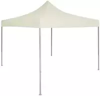 vidaXL Partyzelt 200 x 200 x 315 cm Creme Oxford-Stoff