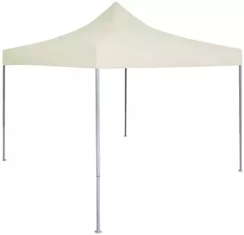 vidaXL Partyzelt 200x200x315cm, cremefarben, Oxford-Stoff