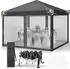 LuxusKollektion Faltpavillon 3x3m UV-Schutz 50+ mit Moskitonetzen, wasserdicht