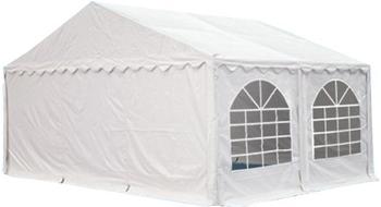 Toolport PRO 5x4m Partyzelt PVC-Plane weiß (6164)