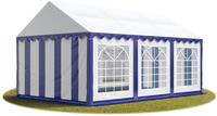 Party-zelt Festzelt 4x6 M Garten-pavillon -zelt Pvc Plane 700 N In Wei&szlig;...