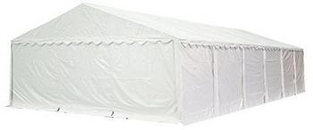 Toolport Lagerzelt 8 x 12 m PVC 750 mit Bodenrahmen wei&szlig; (7255)