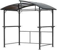 Leco 4713880999, Leco Profi-Grillpavillon mit Polycarbonat-Dach, anthrazit, 245 x 150