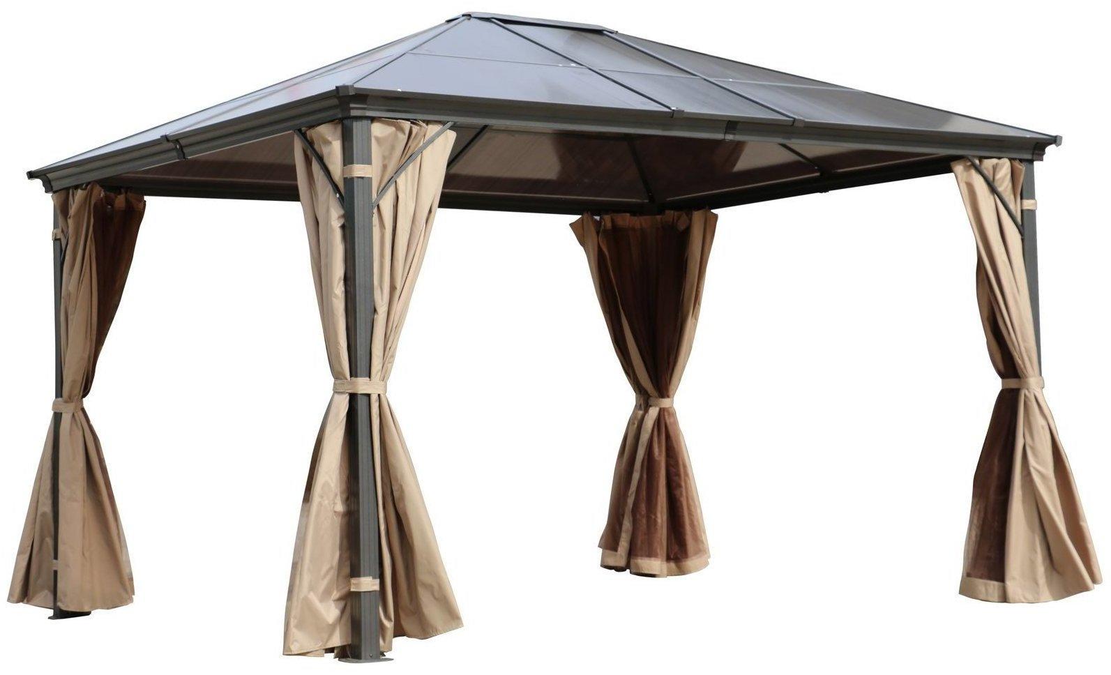 Outflexx Hardtop Pavillon 3,00 x 3,60 m inkl. Seitenteile anthrazit