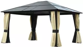 Outsunny Luxus-Pavillon 420 x 360 cm (84C-042)