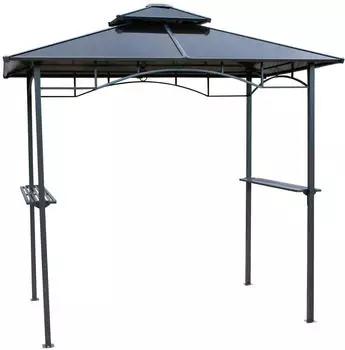 Grasekamp BBQ Grillpavillon 240 x 150 cm braun
