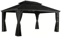 Sojag Pavillon "Gazebo Messina" BxT: 363x483 cm, inkl. Moskitonetze