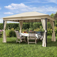 Gartenpavillon 3x4m Ca. 180g/m2 Dachplane Wasserdicht Pavillon - 4 Seitenteile
