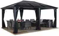 Sojag Pavillon "Gazebo Meridien" BxT: 365x485 cm, mit Moskitonetzen