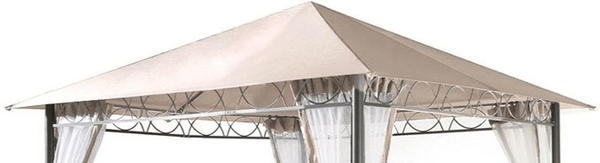 Grasekamp Ersatzdach für Antik-u.Klassik-Pavillon 300 x 300 cm beige/sand (48015)