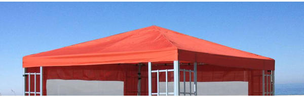 Grasekamp Ersatzdach für Pavillon 300 x 300 cm terrakotta