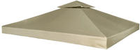 vidaXL Pavillon-Dachplane Ersatzdach 310 g/m&sup2; Beige 3&times;4 m