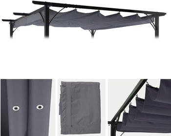 Heute Wohnen Ersatzdach f&uuml;r Pergola HWC-C42 300 x 300 cm grau (58362)