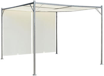vidaXL Gartenpergola 300 x 300 cm cremewei&szlig; (49323)