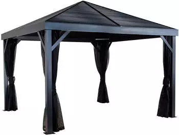 Sojag South Beach inkl. Moskitonetz (363 x 363 cm) grau