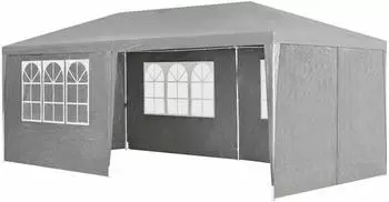 Juskys Partyzelt 300 x 600 cm dunkelgrau (25442)