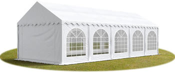 Toolport Partyzelt Premium PVC 4x10m (7195) blau-wei&szlig;